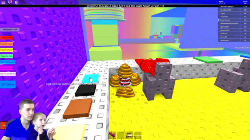 Пожиратель тортов в roblox нуб ест торы в роблокс приключения мульт героя молодые летсплей от ffgtv