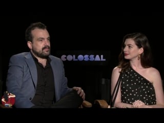 Tms exclusive anne hathaway and nacho vigalondo talk colossal