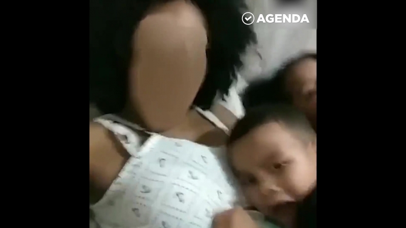 Мама напугала сына фильтром в snapchat