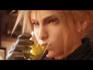 Cloud, tifa and heavy drinks (ff7remake)