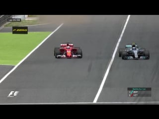Vettel's dummy pass on bottas | f1 best overtakes of 2017