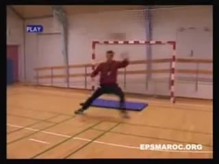 Handball tormann training goalkeeper