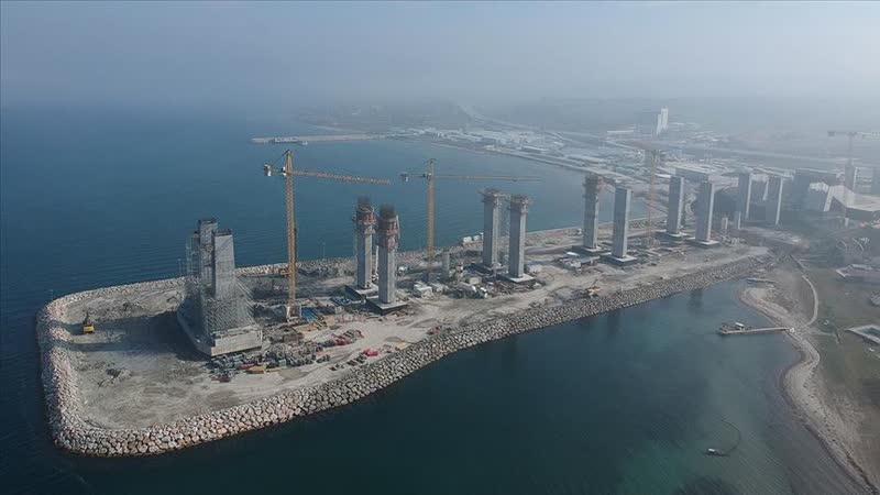 Как тебе такое, китай? турки строят самый большой подвесной мост в мире