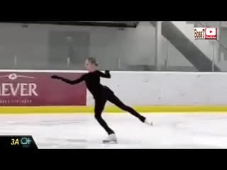 Anastasia zinina & lubov rubtsova #teamvasilevsky 3a & 3a+3t+3lo, practice (10/2022)