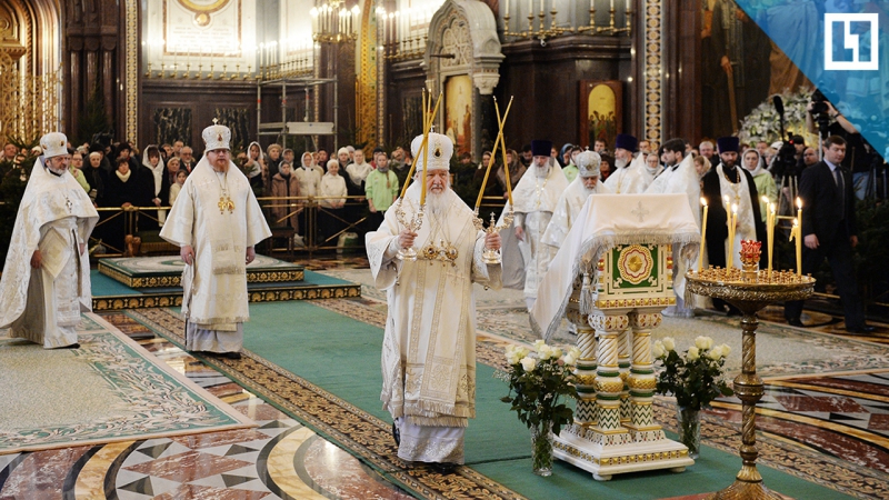 Рождественский сочельник в храме христа спасителя