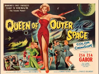 Queen of outer space (1958) 1080p zsa zsa gabor, eric fleming, dave willock