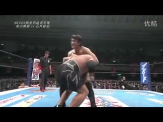 Katsuyori shibata (c) vs tomohiro ishii (new beginning in osaka)