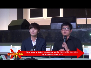 20151007 kim kyu jong pressconference @ 2015 latin america tour in peru