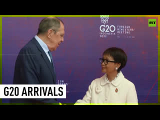 Lavrov, other foreign ministers arrive for g20 summit in bali