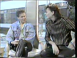 Interview with john taylor and andy taylor (pebble mill 1984 )