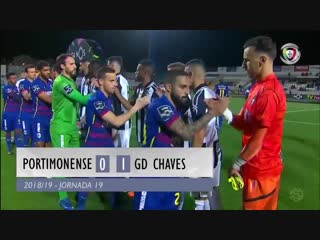 Resumo highlights portimonense 0 1 chaves (liga 18 19 #19)