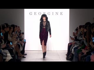 Alexandra karpova for georgine at new york fashion week f/w 2017