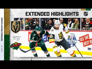 Vegas golden knights vs minnesota wild feb 9, 2023 highlights