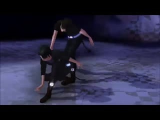 [mmd進撃の巨人] hibikase [levi eren]