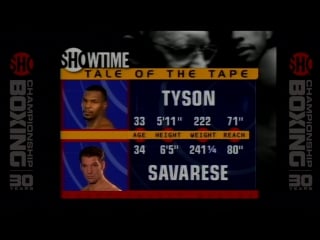 Mike tyson vs lou savarese