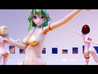 [ mmd ダンス ] ライアーダンス tda 鏡音リン meiko gumi [ ボカロ ]