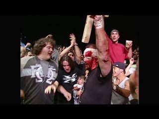 Wwe ecw one night stand 2006 edge & lita & mick foley vs beulah mcgillicutty & terry funk & tommy dreamer