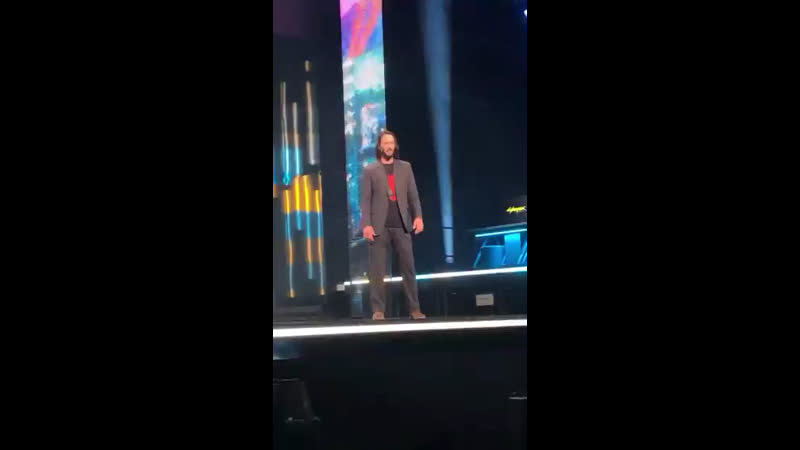 Keanu reeves just announced to the world that i’m breathtaking 💀#keanureeves #xboxe3 #xboxfanfest #cyberpunk2077