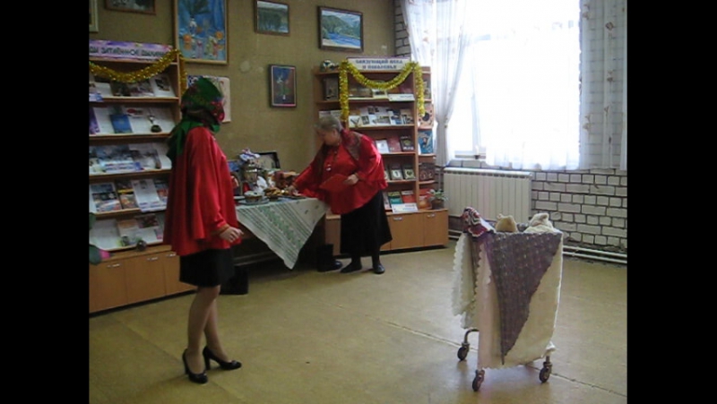 Святки колядки в библиотеке № 27