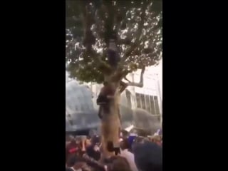 France during the notorious worldcup celebrations in paris, is this a completely new