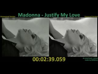 Madonna 1990 justify my love (censored x uncensored version)