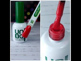 Uno, гель–лак №047 poppy red «маковый красный»