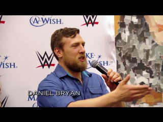 Dean ambrose daniel bryan alicia fox and samoa joe and others superstars makes a wish