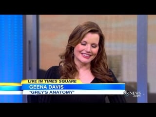 Geena davis gets medical in greys anatomy