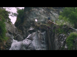 Laso schallers insane 59 meter cliff jump