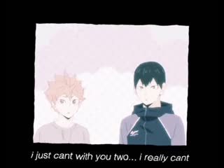 ➶ haikyuu ➷ kagehina; kageyama tobio, hinata shoyo