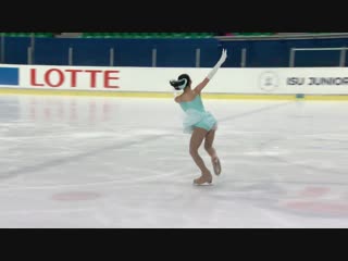 Rion sumiyoshi (jpn) ladies short program ljubljana 2018