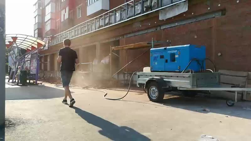 Аренда дизельного компрессора с отбойными молотками