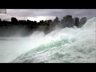 Largest waterfall in europe rhein falls, switzerland