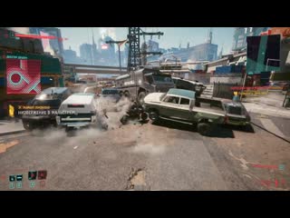 [русский мясник] таких багов я ещё не видел cyberpunk 2077 приколы