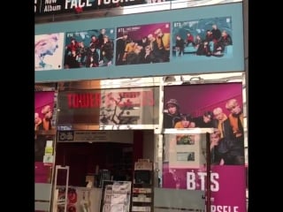 030418 [tower records shibuya] bts faceyourself release