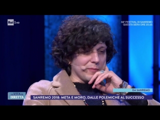 Ermal meta, fabrizio moro la vita in diretta 09 02 2018