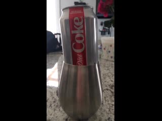 Steel tumbler and soda can [oc]
