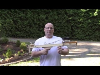 Homemade bullpup crossbow accuracy and power for under 20 euros