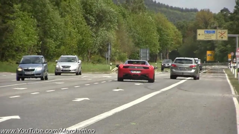 Ferrari 458 custom titanium exhaust sound!