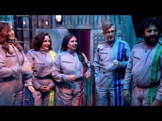 The crystal maze celebrity christmas special 2019 (shirley ballas, nish kumar, gareth malone, scarlett moffatt,cath tyldesley)