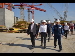 Роман старовойт посетил каэс 2 в день строителя