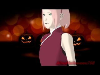 [mmd naruto] sakura haruno who r u? [happy halloween]