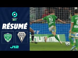 As saint étienne angers sco (2 0) résumé (asse sco) 2023 2024