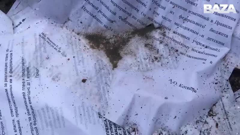 Жители подмосковного поселка восток нашли нелегальную свалку в лесу