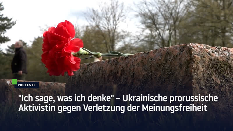 "ich sage, was ich denke" – ukrainische prorussische aktivistin gegen verletzung der meinungsfreiheit
