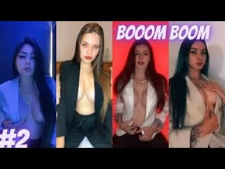 Tiktok busty babes big boobs compilation 108 smack transition boom boom challenge