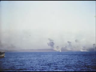 Американский флот обрабатывает иводзиму