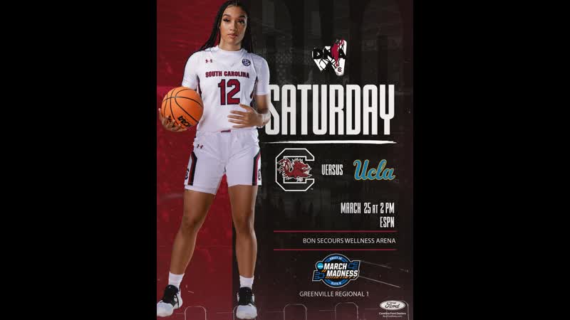 #1 south carolina gamecocks vs #4 ucla (sweet 16) (ncaa women's basketball tournament)