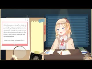 [watson amelia ch hololive en] 【q&a】detective diaries~ answering questions!