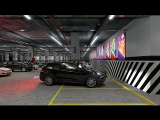 Подземная паркоа underground parking